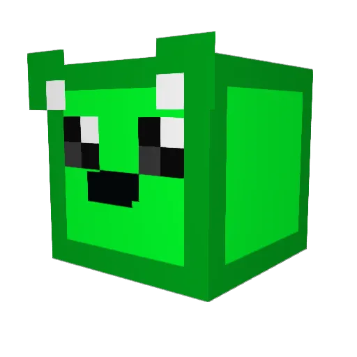 GummyBear_Man Minecraft avatar head, 3D render