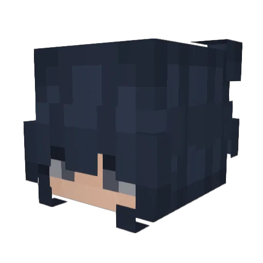 GummyGutzz Minecraft avatar head, 3D render