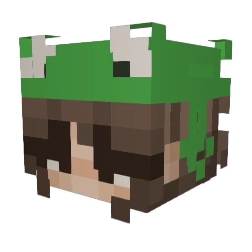 Gummy_Bear13 Minecraft avatar head, 3D render