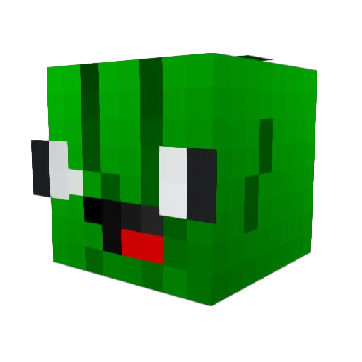 Gummy_Yummy_Jr Minecraft avatar head, 3D render