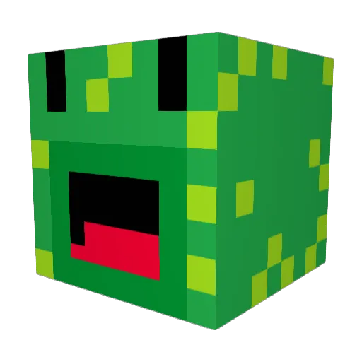 Gummyman5 Minecraft avatar head, 3D render