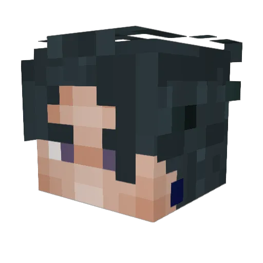 Gummyplayz101 Minecraft avatar head, 3D render