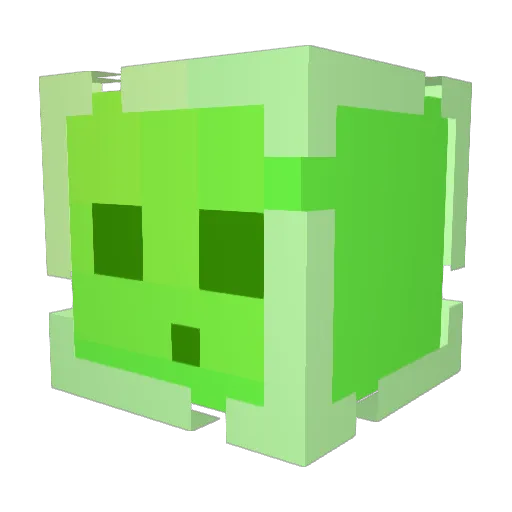 Gummyz Minecraft avatar head, 3D render