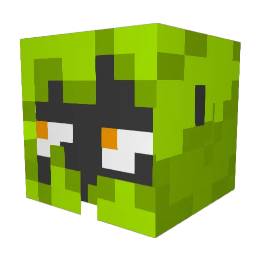 Gumper4 Minecraft avatar head, 3D render