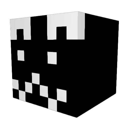 GumpyCat Minecraft avatar head, 3D render