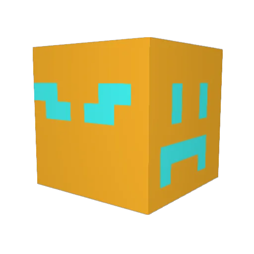 GunCamp1 Minecraft avatar head, 3D render