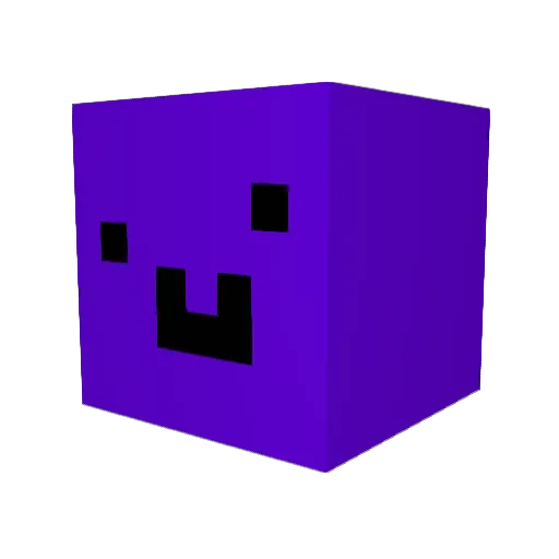 GunGames Minecraft avatar head, 3D render