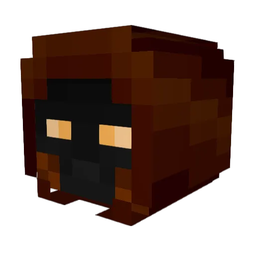 GunJesus Minecraft avatar head, 3D render