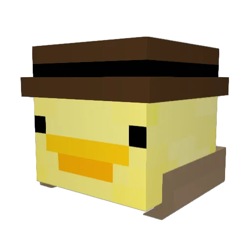 GunNsT Minecraft avatar head, 3D render