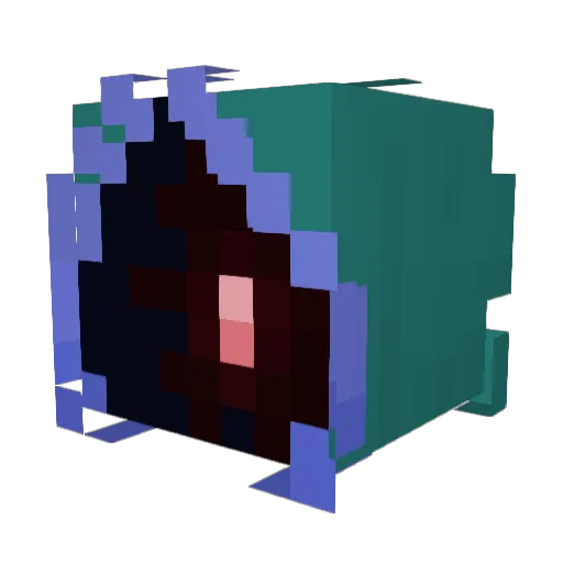 GunPowder773 Minecraft avatar head, 3D render