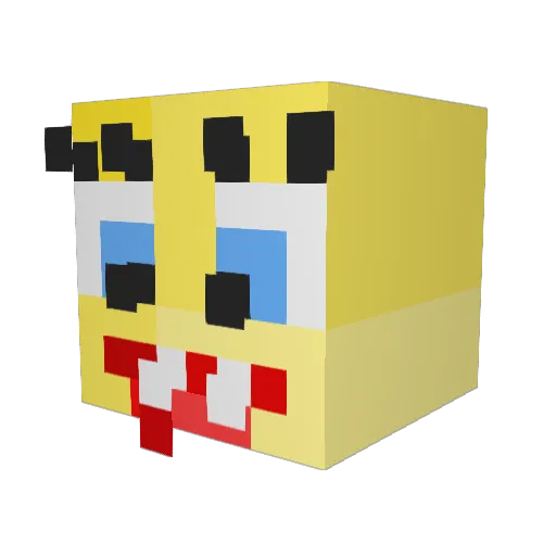 GunSmoke008 Minecraft avatar head, 3D render