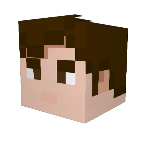 GunZ_Fiire Minecraft avatar head, 3D render