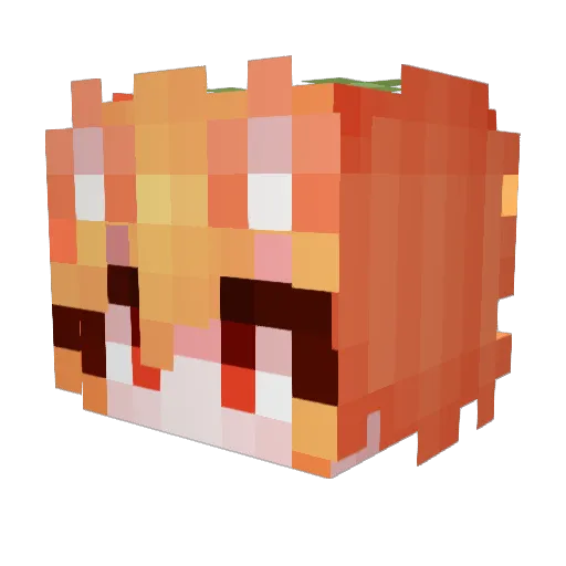 Gun_MANGO Minecraft avatar head, 3D render