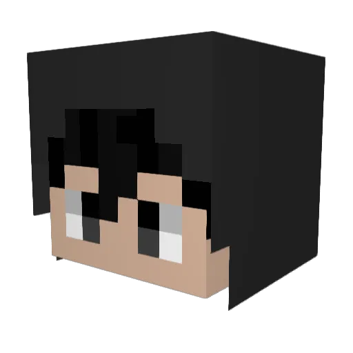 Guni_010 Minecraft avatar head, 3D render