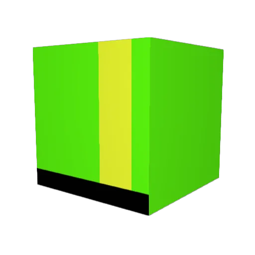 GunkyGary Minecraft avatar head, 3D render