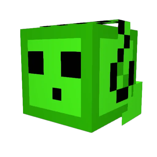 Gunman1765 Minecraft avatar head, 3D render