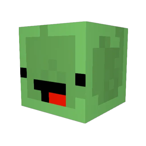 Gunmoony Minecraft avatar head, 3D render