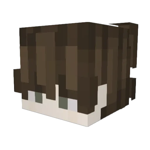 Gunnamos Minecraft avatar head, 3D render