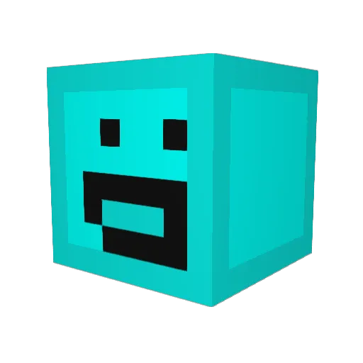 Gunnarexpert Minecraft avatar head, 3D render