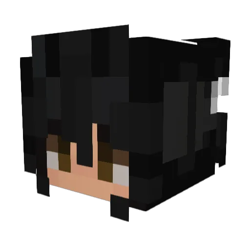 Gunnens Minecraft avatar head, 3D render