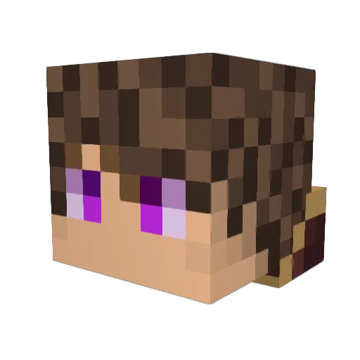 Gunner1225 Minecraft avatar head, 3D render