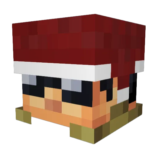 Gunner23q Minecraft avatar head, 3D render