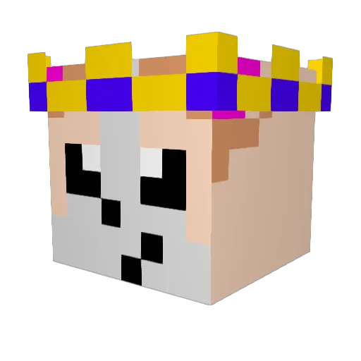 Gunner684 Minecraft avatar head, 3D render