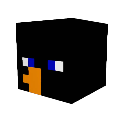 Gunner69 Minecraft avatar head, 3D render
