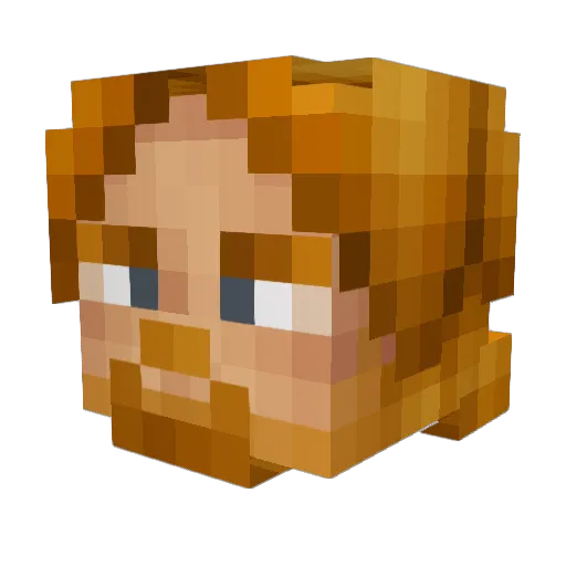 Gunnerduck200 Minecraft avatar head, 3D render
