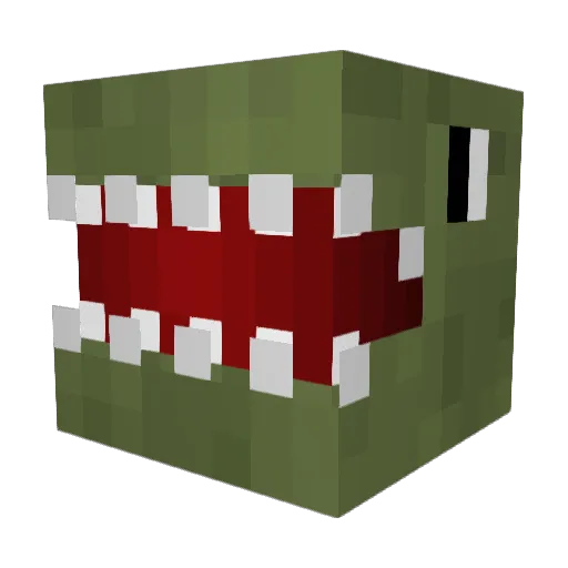 Gunnersaurus2 Minecraft avatar head, 3D render