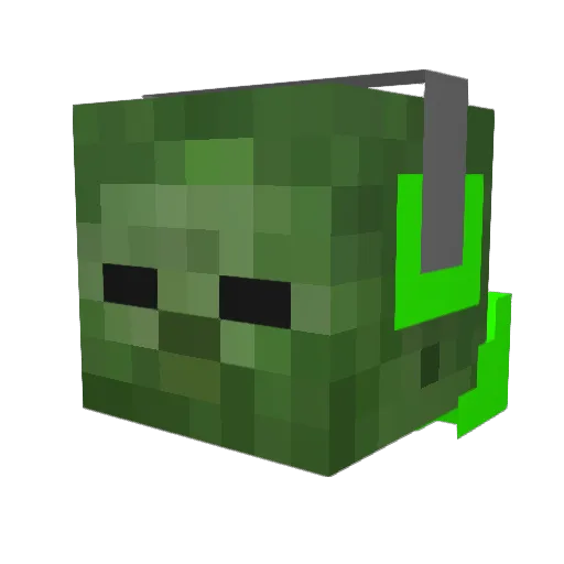 Gunnsforhire Minecraft avatar head, 3D render