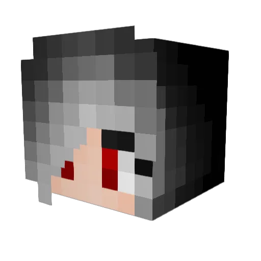 Gunnvor Minecraft avatar head, 3D render