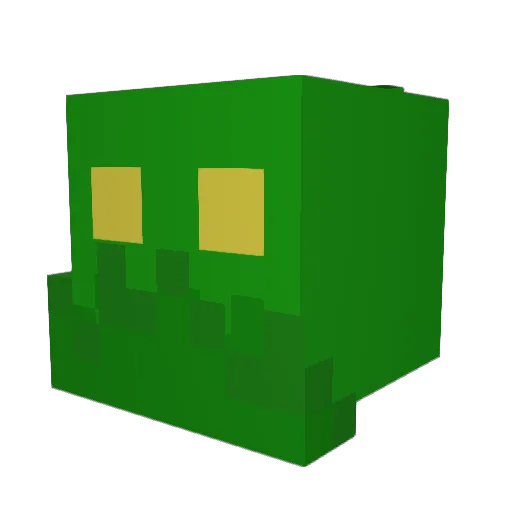 Gunomzac Minecraft avatar head, 3D render