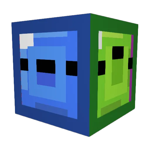 GunterHam Minecraft avatar head, 3D render