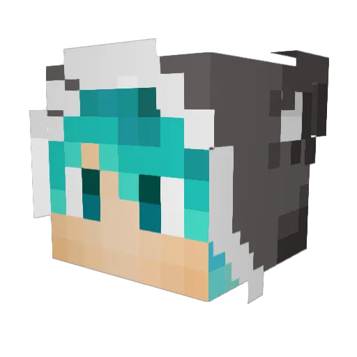 GunterHamilton Minecraft avatar head, 3D render