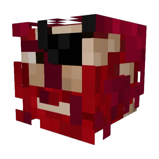 Gunter_Klaus Minecraft avatar head, 3D render