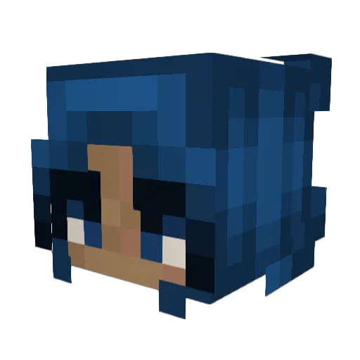 Gupperoni0120 Minecraft avatar head, 3D render