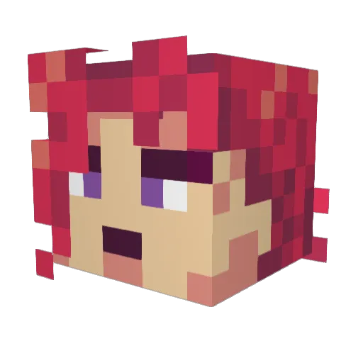 GurIncrivel Minecraft avatar head, 3D render