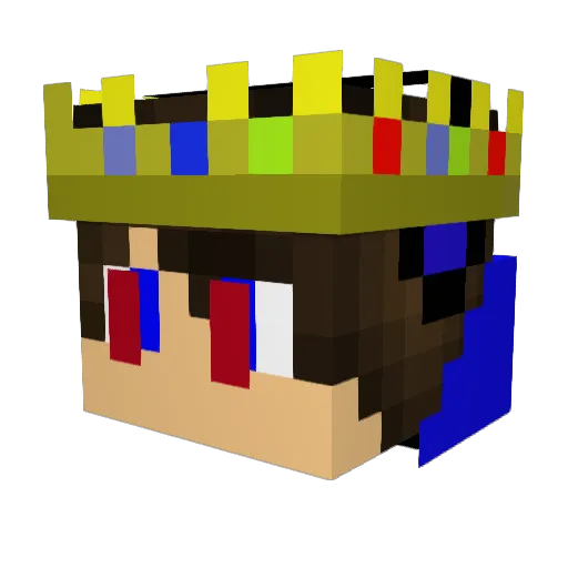 GurTneRen Minecraft avatar head, 3D render