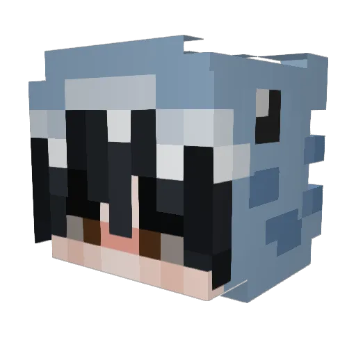 Guramannen360 Minecraft avatar head, 3D render