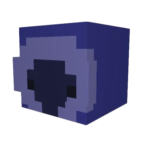 Gurathe3 Minecraft avatar head, 3D render