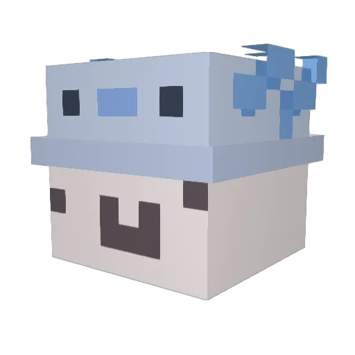 Gurdevall Minecraft avatar head, 3D render