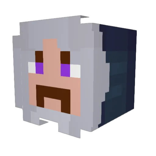 GuregoriFD Minecraft avatar head, 3D render