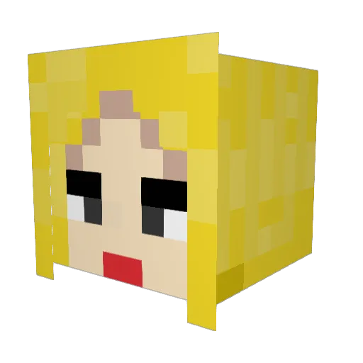 GureiWolf Minecraft avatar head, 3D render