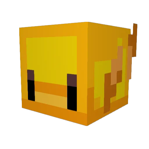 GurenDono Minecraft avatar head, 3D render