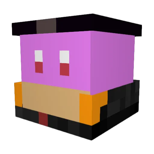 GuriTheMokey Minecraft avatar head, 3D render