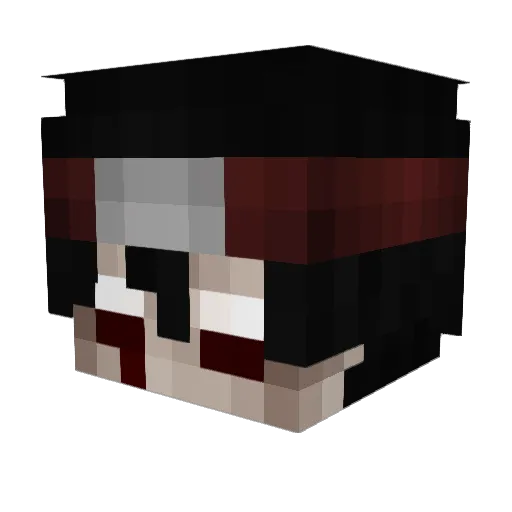 GurkanStrafee Minecraft avatar head, 3D render