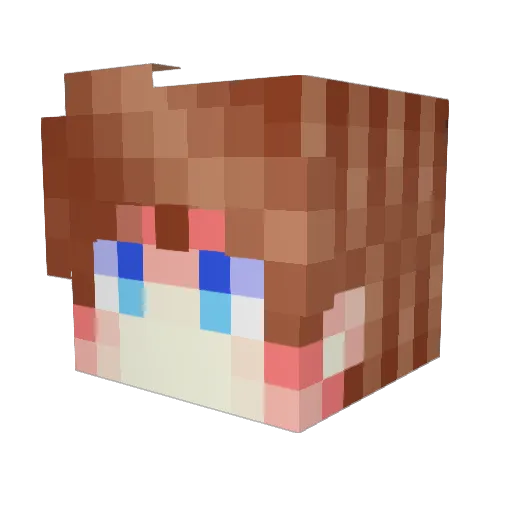 GurkenGmbH Minecraft avatar head, 3D render