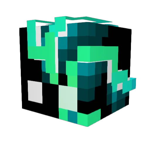 GurkenXD Minecraft avatar head, 3D render