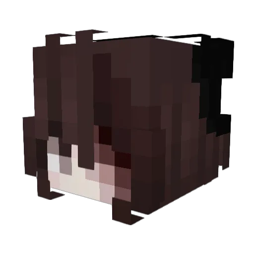 Gurlhazzepowr Minecraft avatar head, 3D render